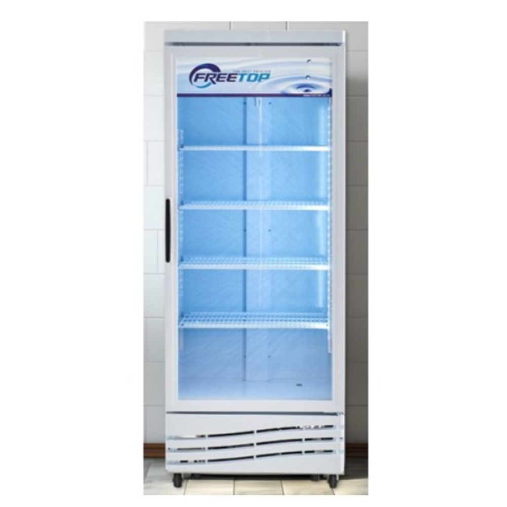 프리탑 FT-470R 화이트 냉장쇼케이스 간냉식 아날로그